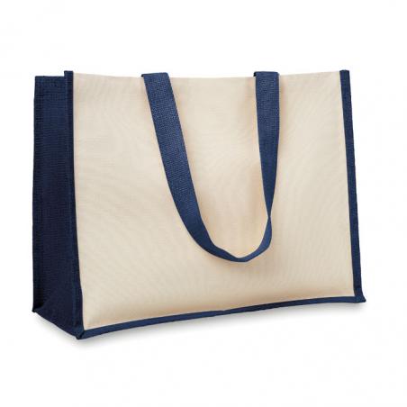 Jute and canvas shopping bag Campo de fiori