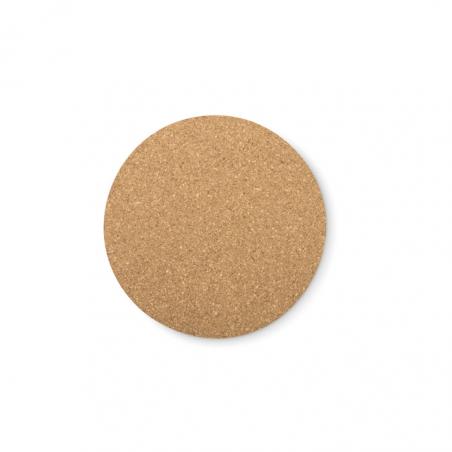 Round cork coaster Bierpon