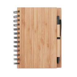 Notebook in bamboo con...
