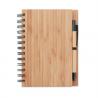 Bamboo notebook with pen lined Bambloc
