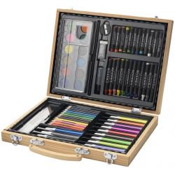 KINSPORY 150 pezzi pittura valigetta per bambini Set per disegno kit disegno acquarellabili bambini 
