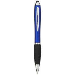 Nash coloured stylus ballpoint pen with black grip 