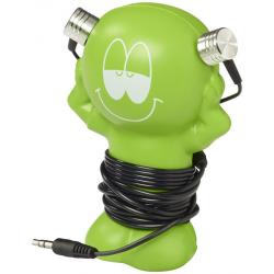 Best friend earbuds with amusing coiling stand 