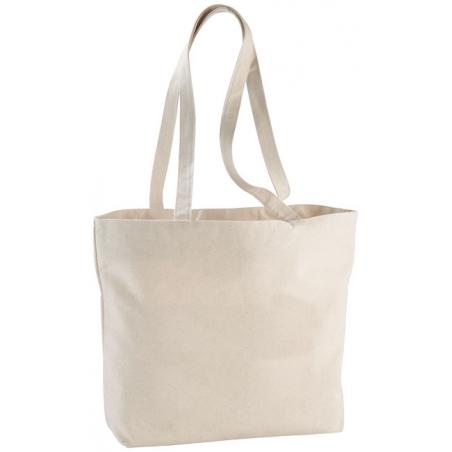 Sac shopping zippé coton 320 g/m² ningbo 15l 