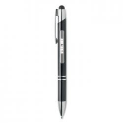Aluminium stylus pen w light Bern light