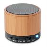 Speaker wireless in bamboo Round bamboo