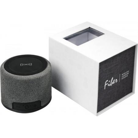 Coluna bluetooth® de carregamento sem fios de 3 W Fiber