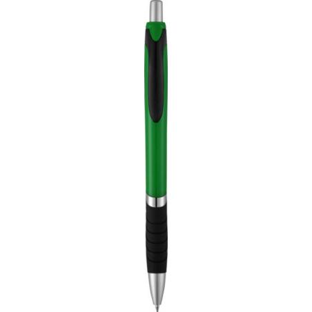 Turbo ballpoint pen with rubber grip 