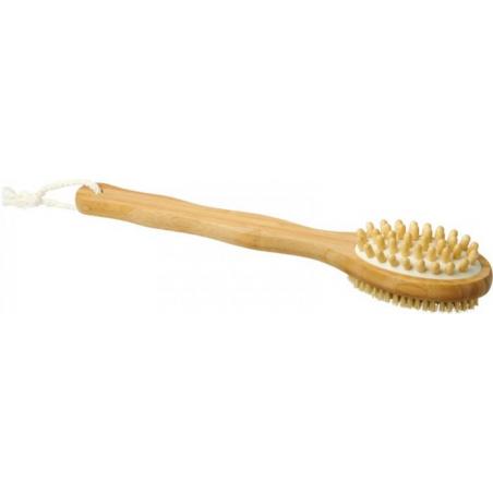Escova em bambu com 2 funções, escova para duche e massajador Orion
