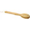 Orion 2-function bamboo shower brush and massager 