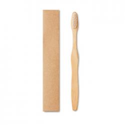 Bamboo toothbrush in kraft...