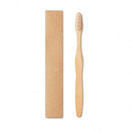 Bamboo toothbrush in kraft box Dentobrush